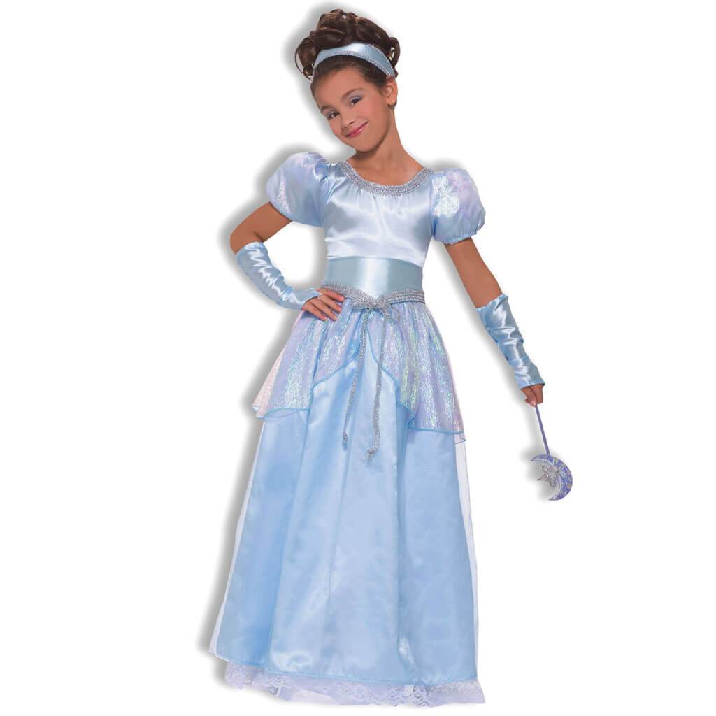 Silver Blue Princess Costume