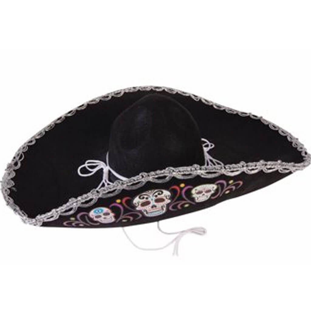 Day Of The Dead Deluxe Sombrero