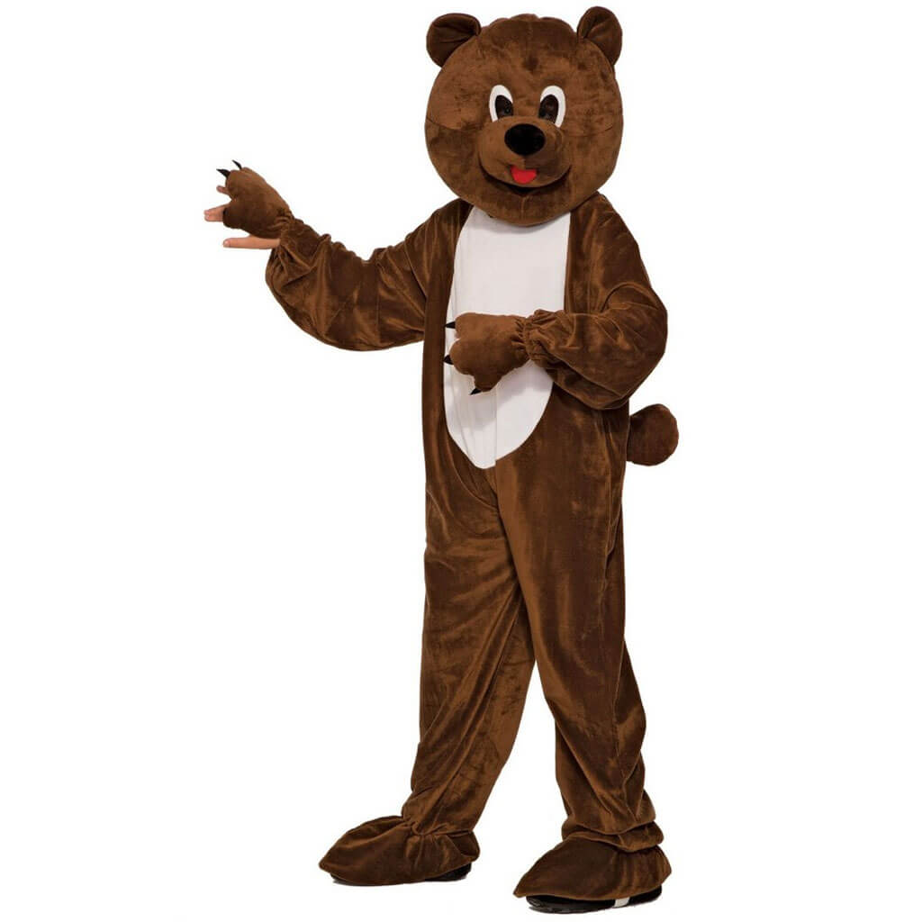 Plush Bear Mascot Costume