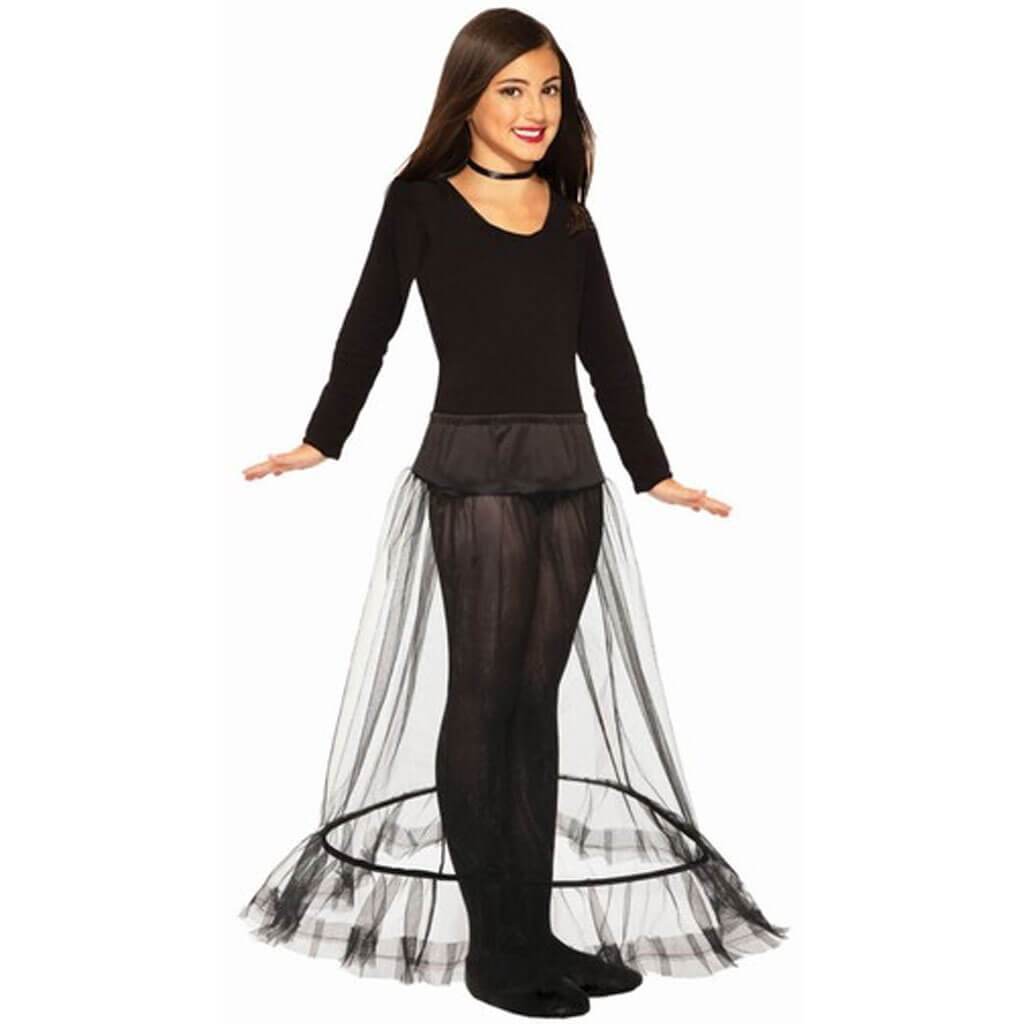 Princess Length Crinoline Skirt Black