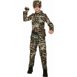 Army Jumpsuit Costume Medium