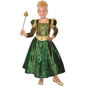 Princess Golden Green Costume