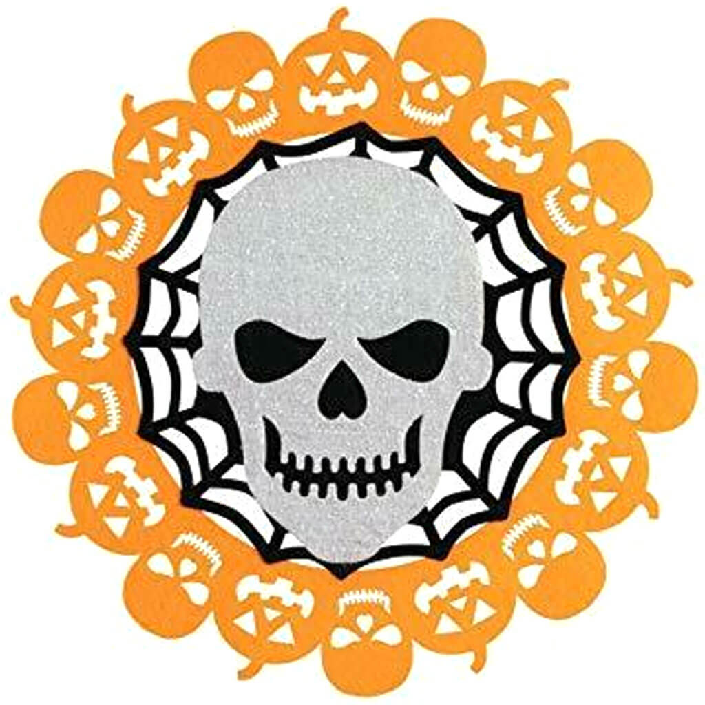 Skull Felt Decoration