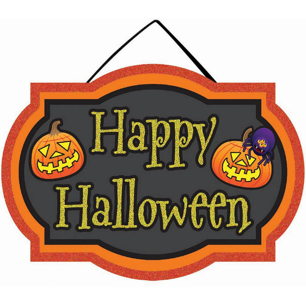 Mini "Happy Halloween" Sign