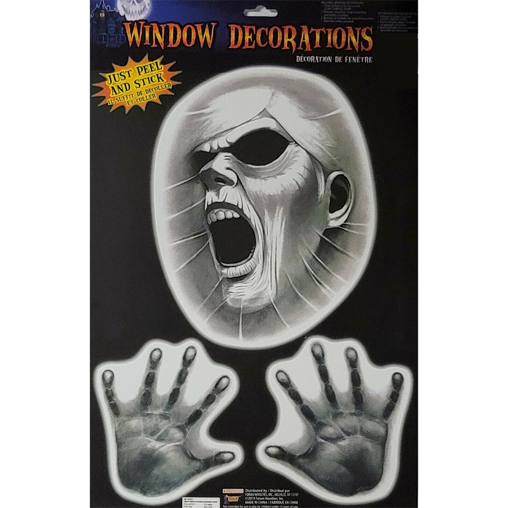 Window Stickers Screaming Ghost