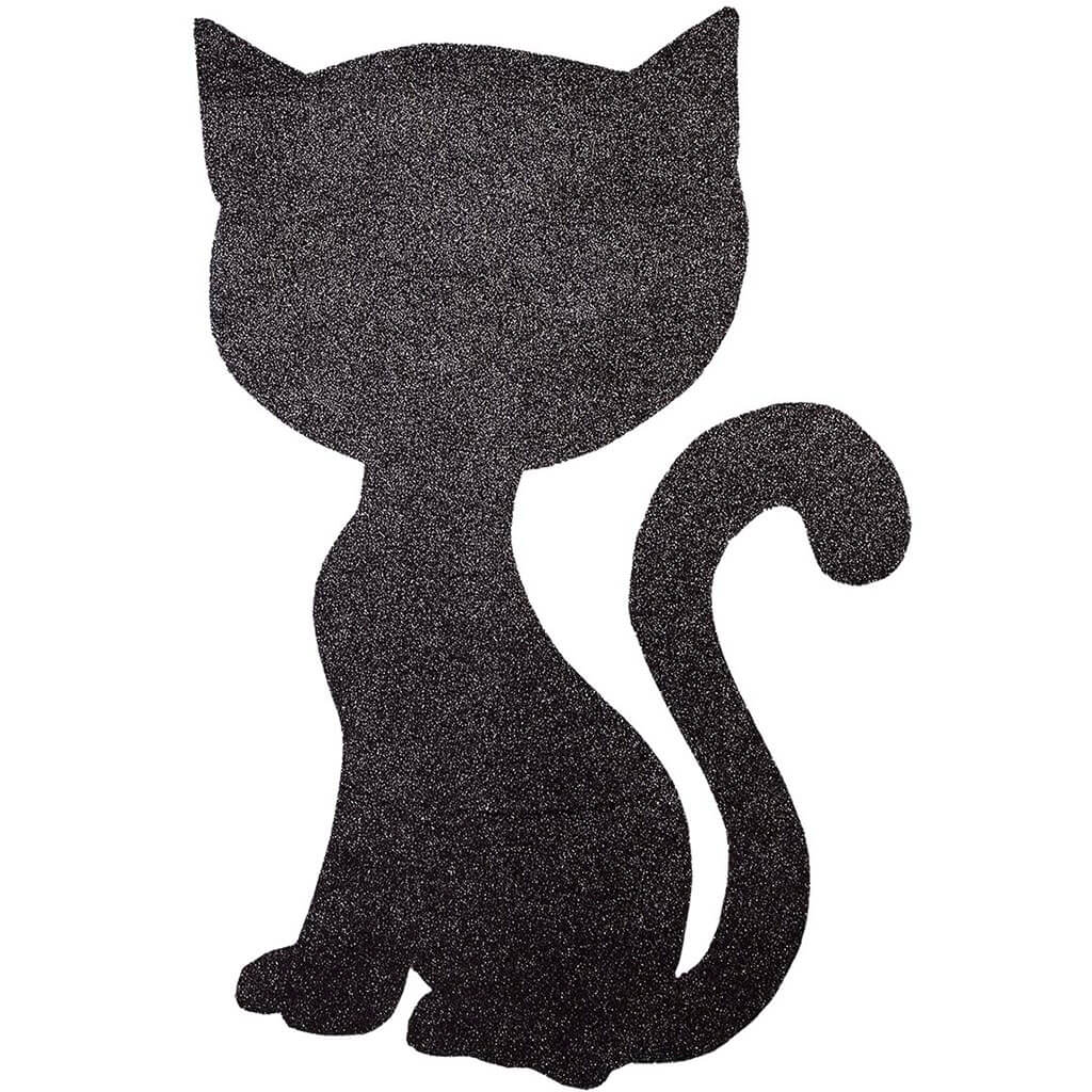 Diamond Stickers Black Cat 9pc