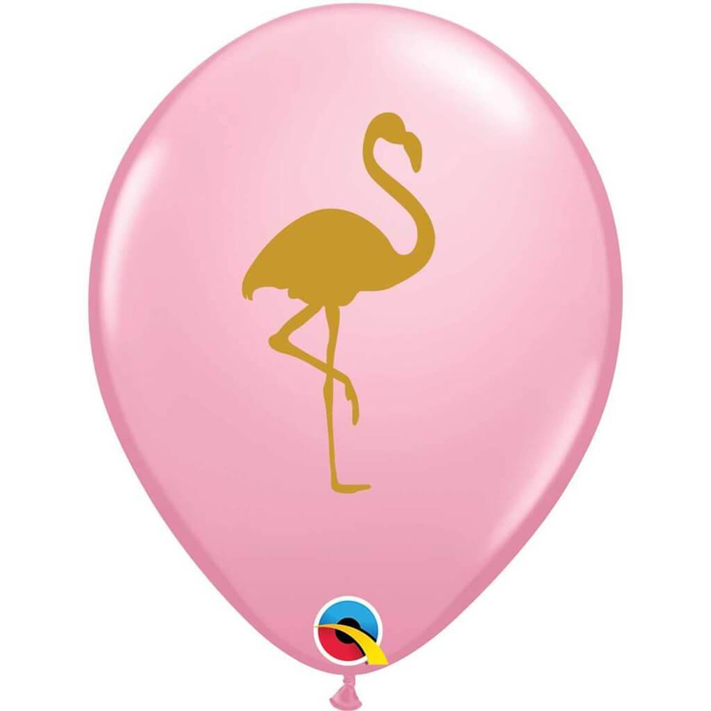 Flamingo Latex Balloon, 11in