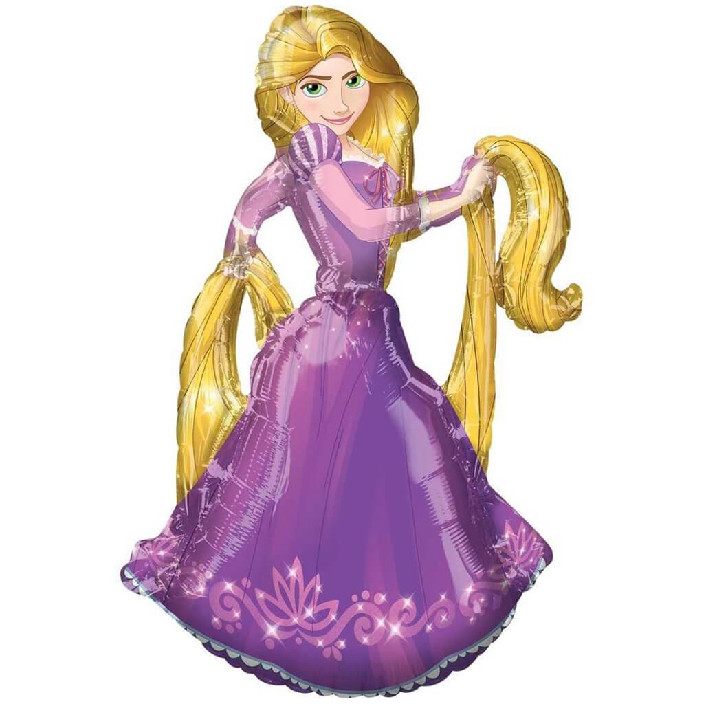 Siting Rapunzel Super Shape 26in Foil Balloon