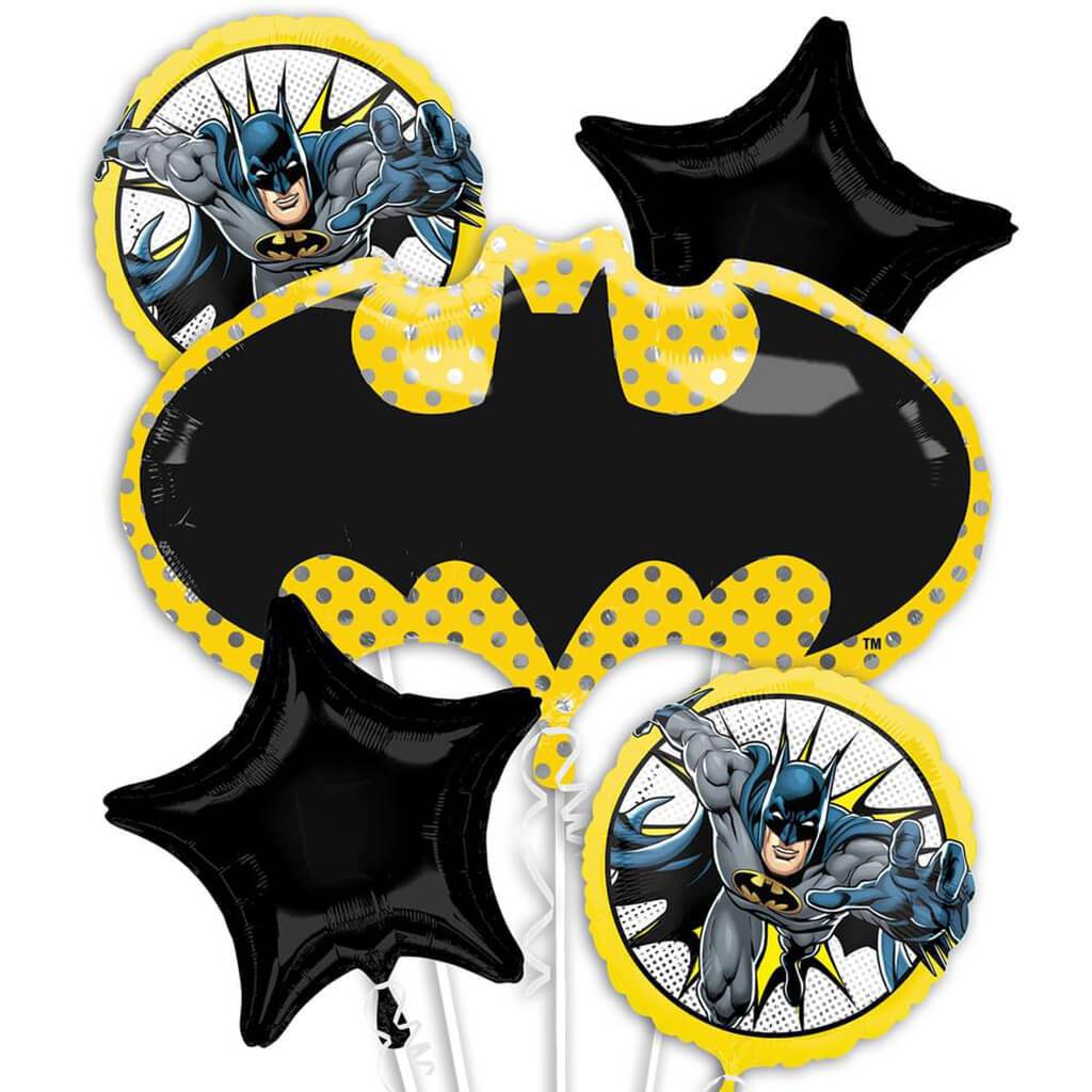 Batman Foil Balloon Bouquet