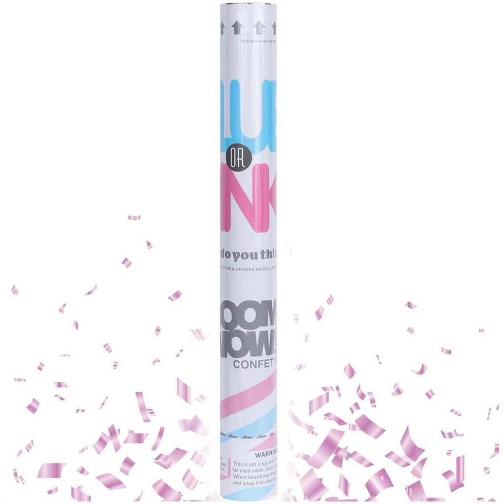 Gender Reveal Pink Confetti Popper