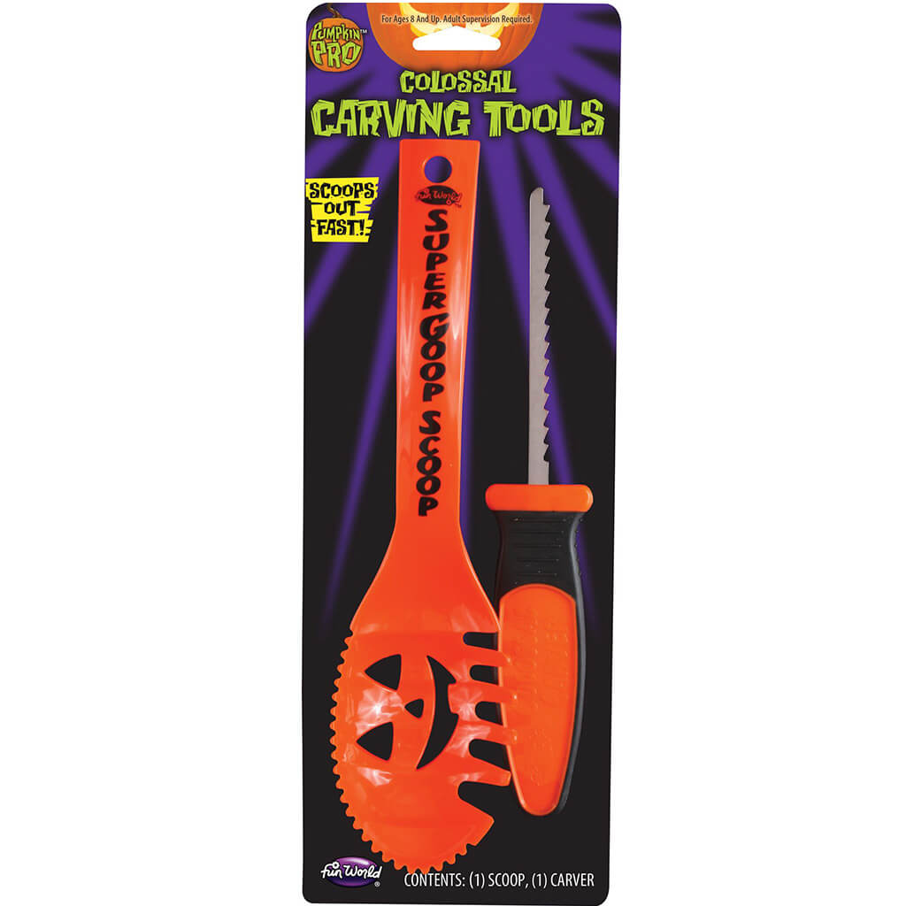 Colossal Carving Tools 2pc Kit Orange