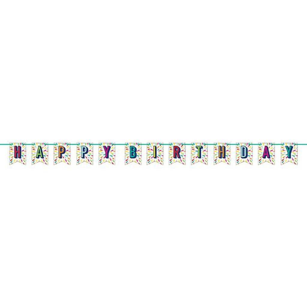 Birthday Burst Banners 12ct