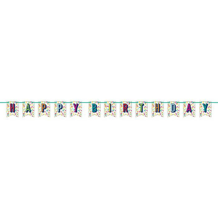 Birthday Burst Banners 12ct