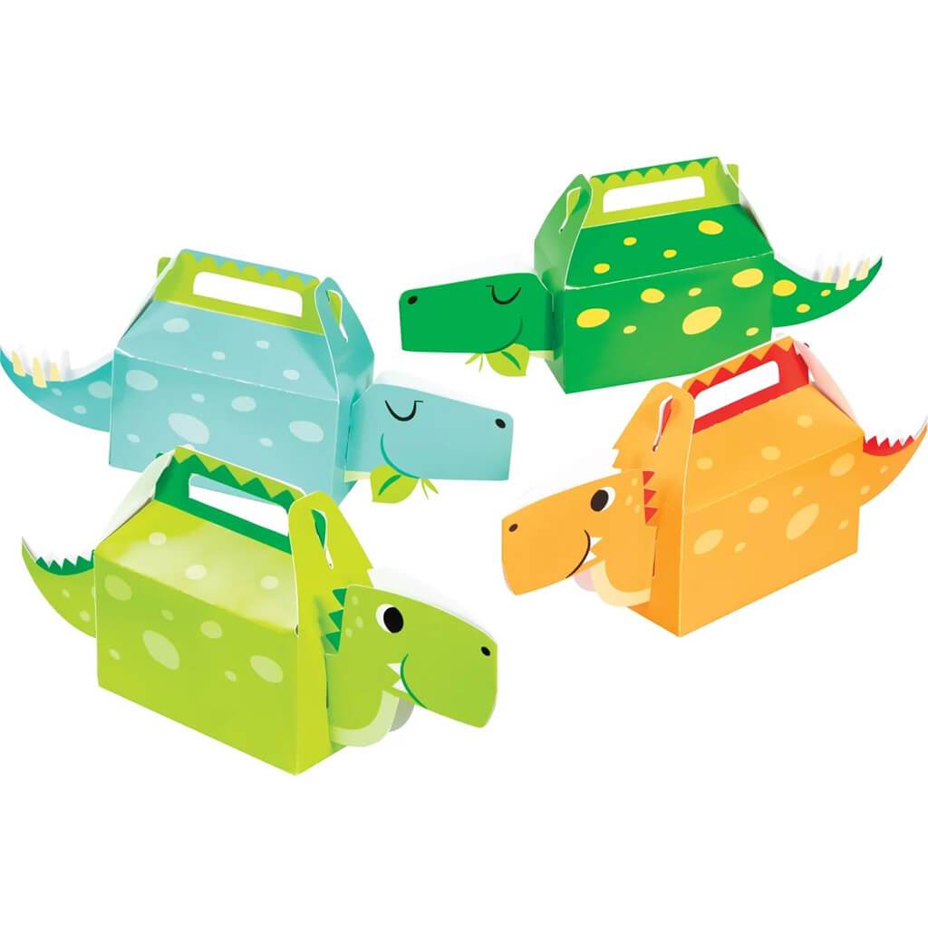 Boy Dinosaur Treat Boxes 4ct