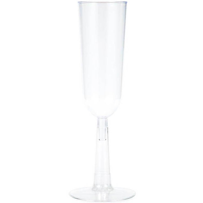 Clear Plastic Champagne Flutes 7oz 4ct