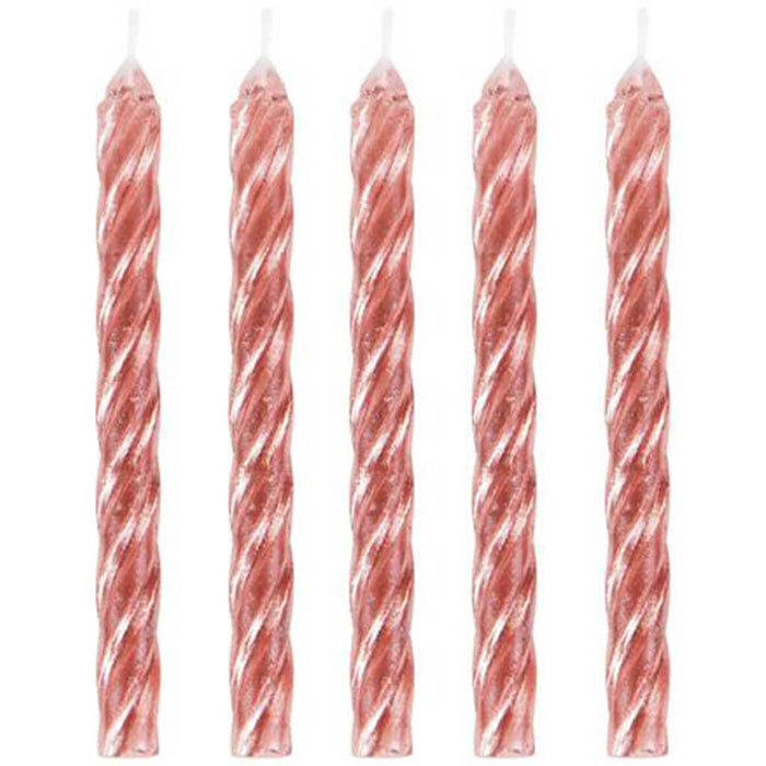 Spiral Rose Candle Gold 24ct