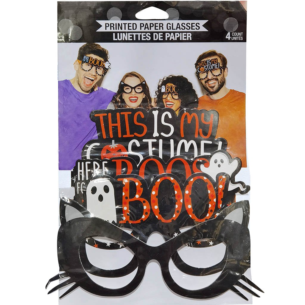 Fvr Glasses Halloween 4ct