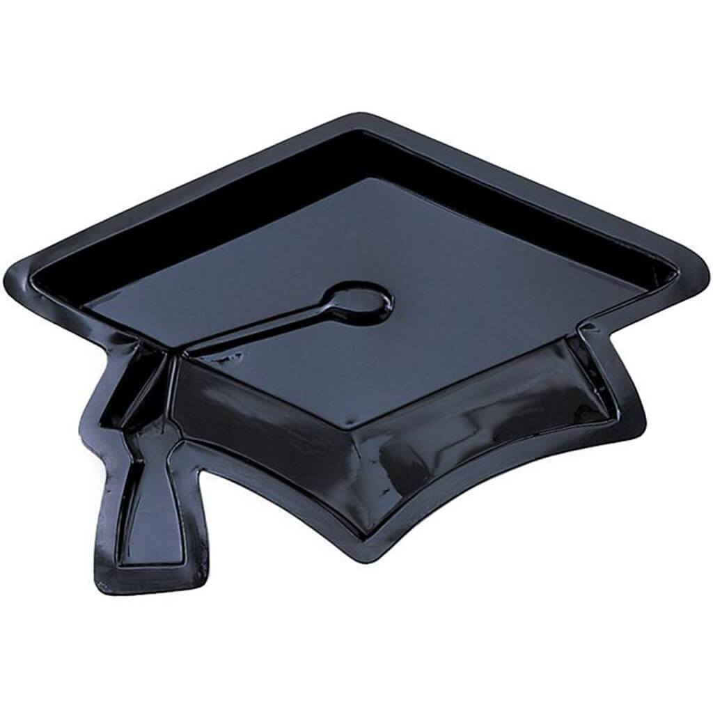 Mortarboard Shaped Tray Black