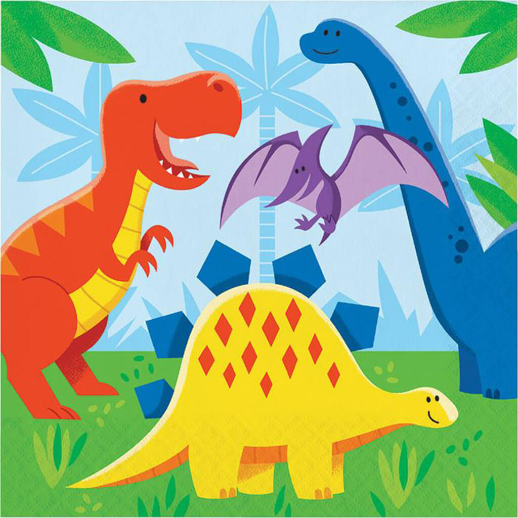 Dinosaur Friends Luncheon Napkins 16ct 2ply