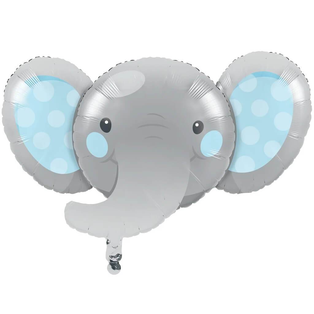 Enchanting Elephants Boy Mylar Balloons