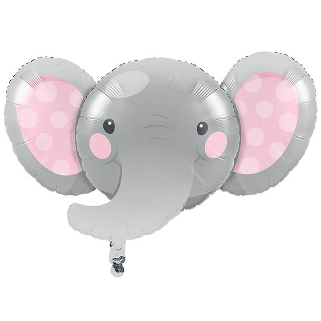 Enchanting Elephants Girl Mylar Balloons