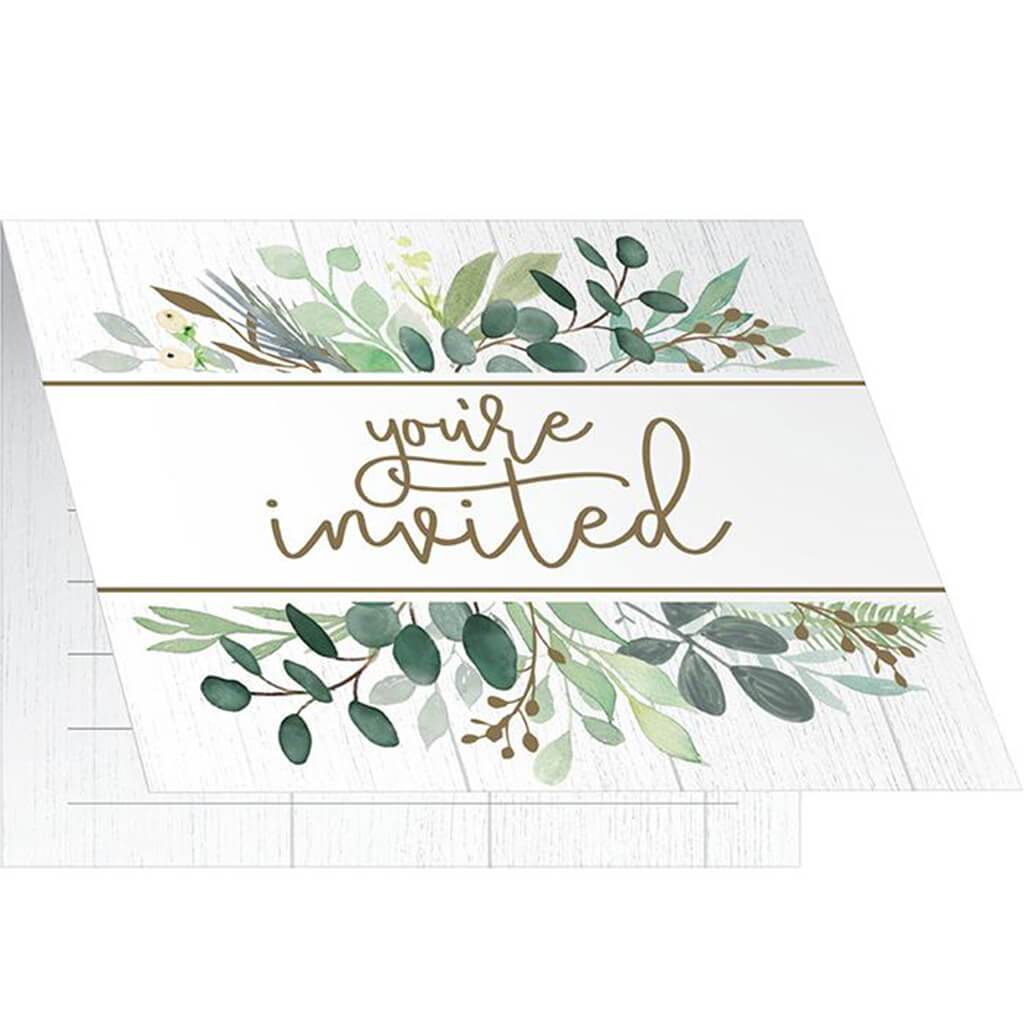 Eucalyptus Invitations 8ct