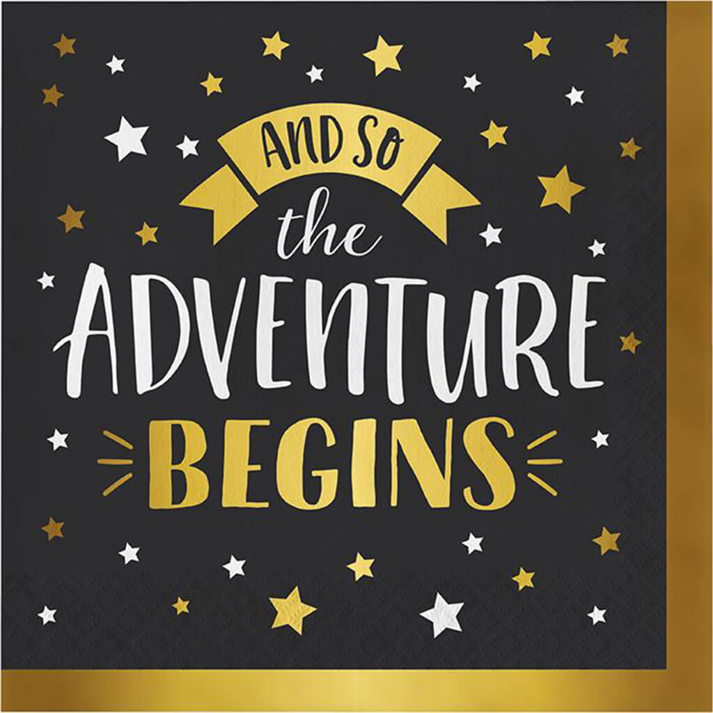 Adventure Begins Luncheon Napkins 16ct