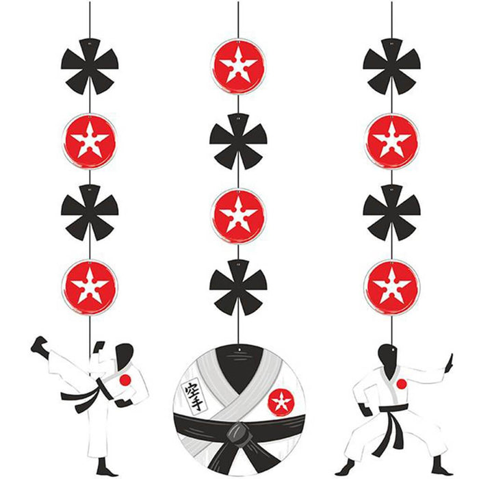 Karate Party Hanging Cutouts