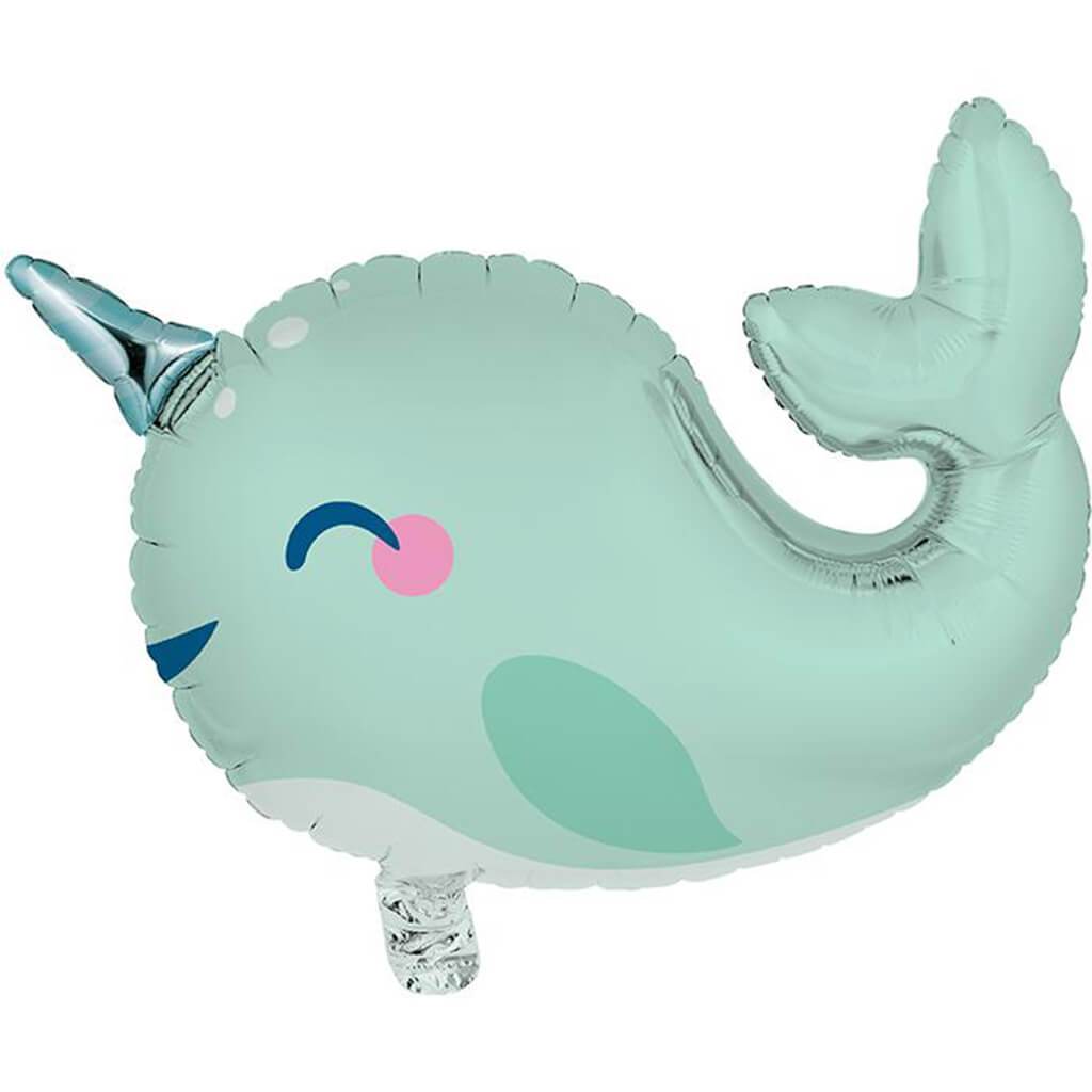 Narwhal Party Shaped Foil Balloons