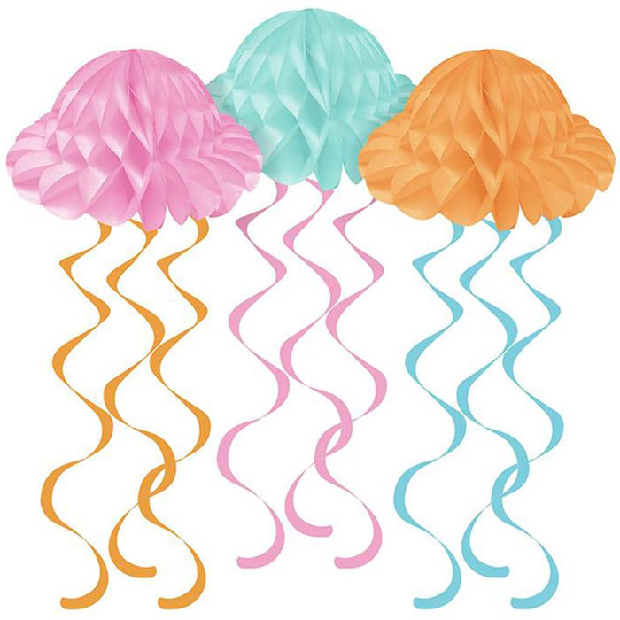 Ocean Celebration Hanging Tissue Jellyfish