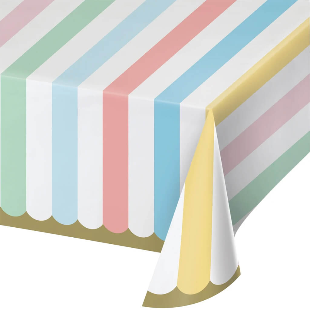 Pastel Celebrations Paper Tablecloths 54 x 102