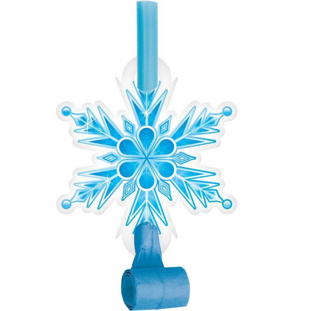 Snow Princess Party Blowers 8ct