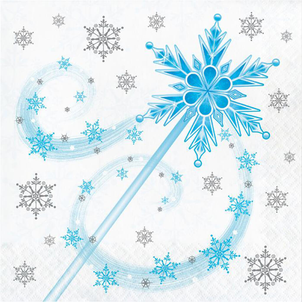 Snow Princess Wand Luncheon Napkins 16ct 3ply