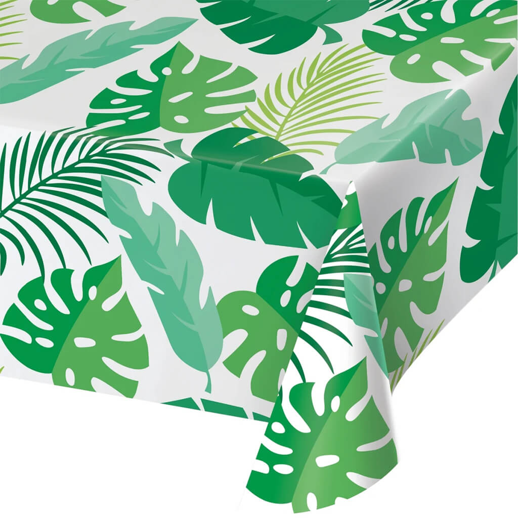 Palm Leaves Plastic Tablecloths 54 x 108