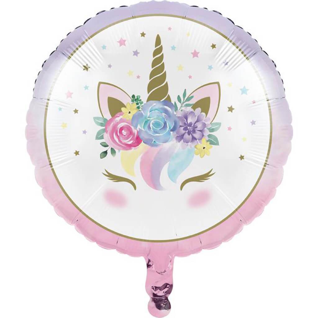 Unicorn Baby Shower Foil Balloons