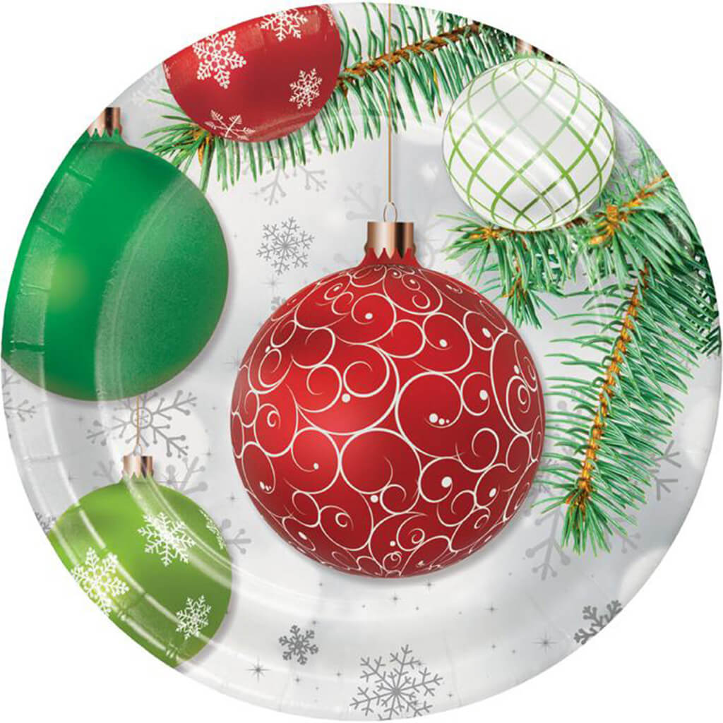 Ornaments Dessert Plates 8ct