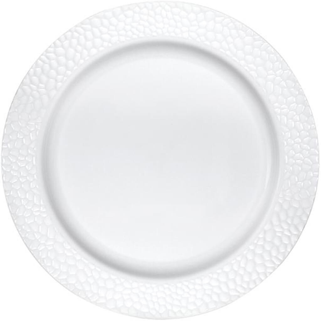 Pearl Pebble Plastic Dinner Plates 10ct