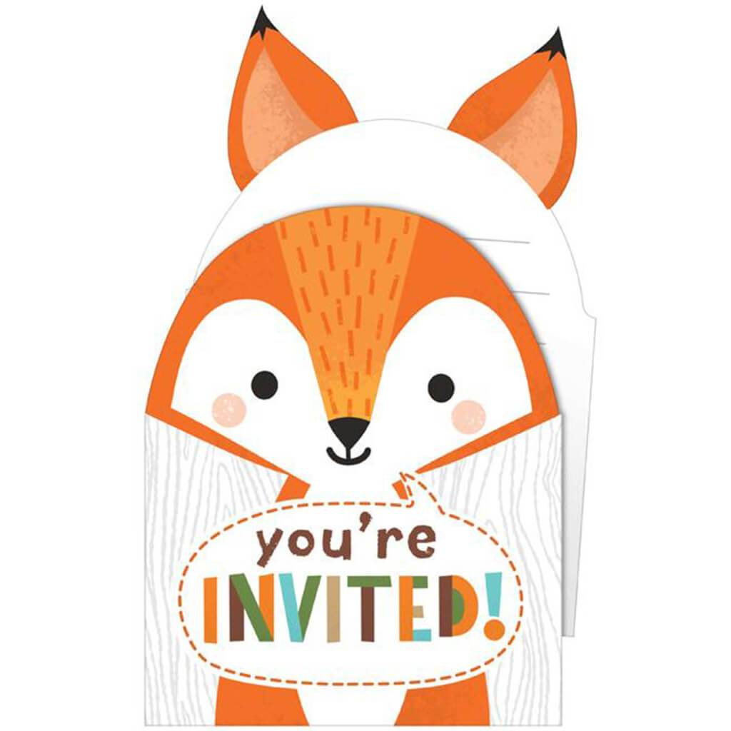 Wild One Woodland Invitations