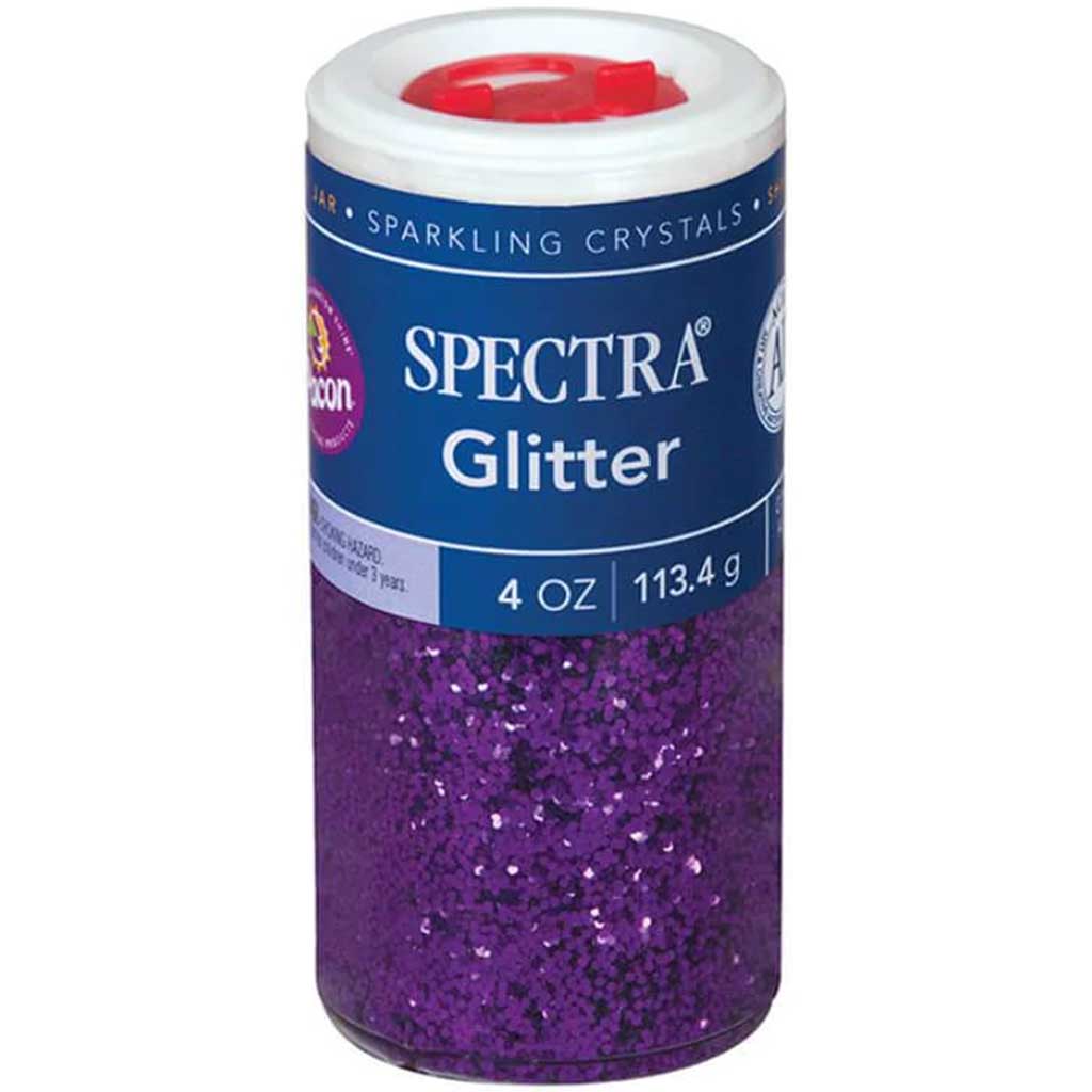 Spectra Glitter Sparkling Crystals 4oz Purple