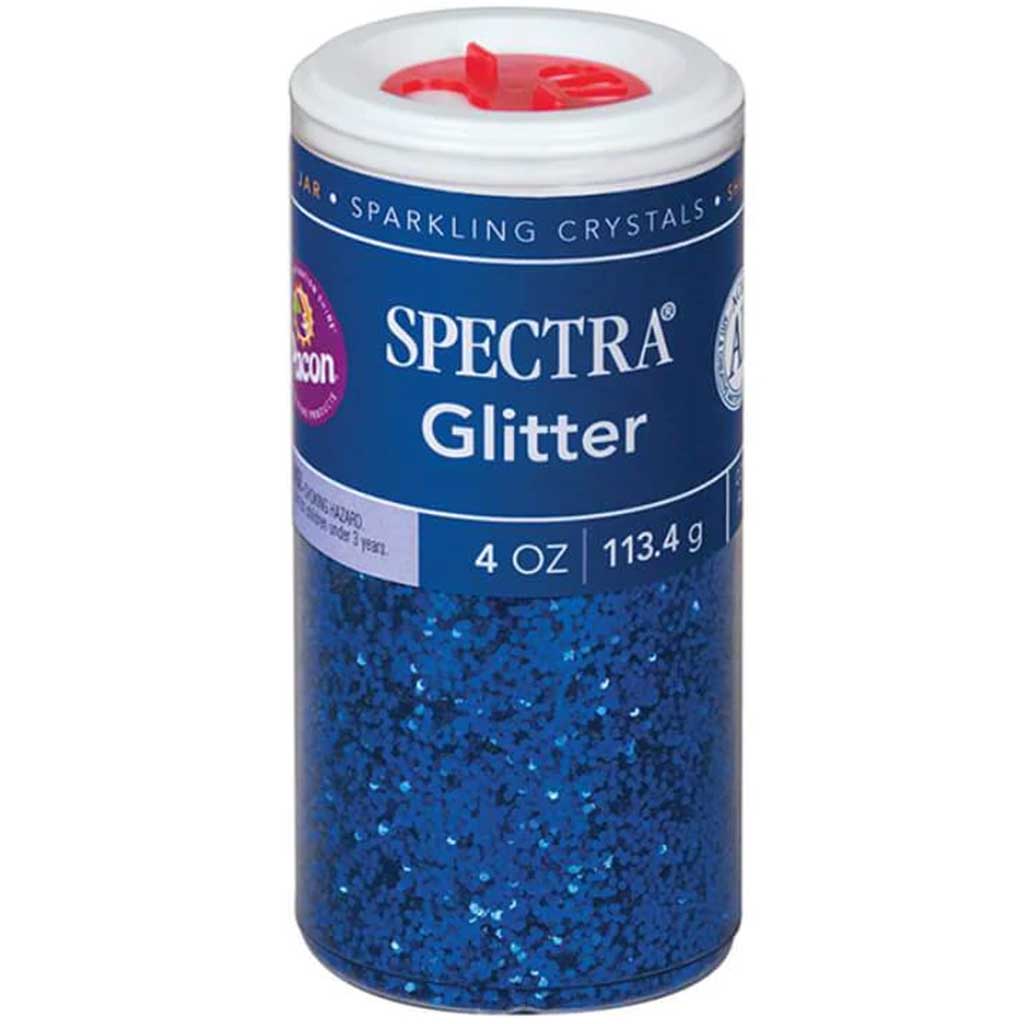 Spectra Glitter Sparkling Crystals 4oz Blue