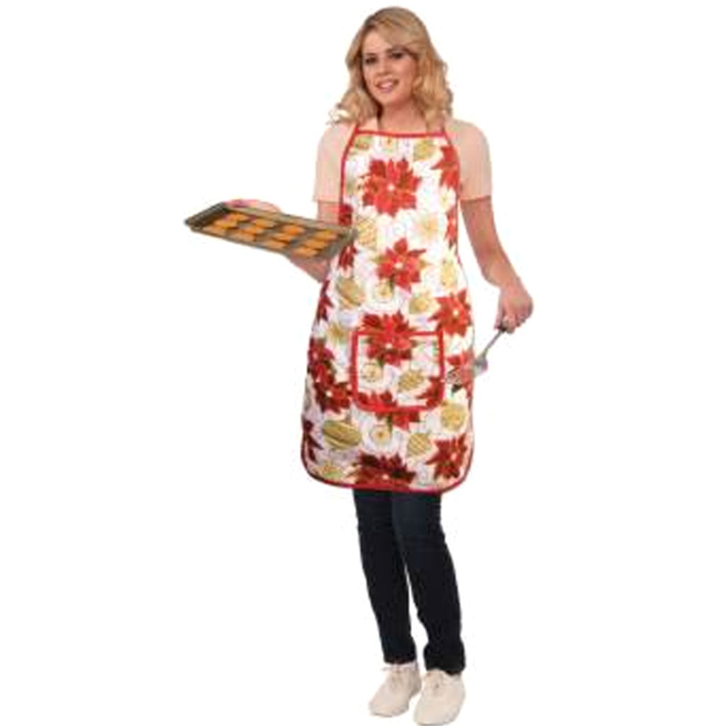 Poinsettia Apron