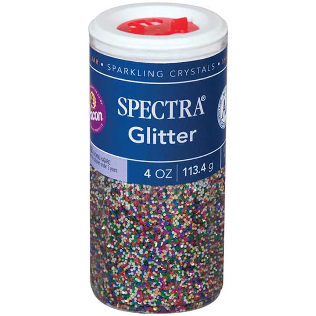 Spectra Glitter Sparkling Crystals 4oz Multi Color