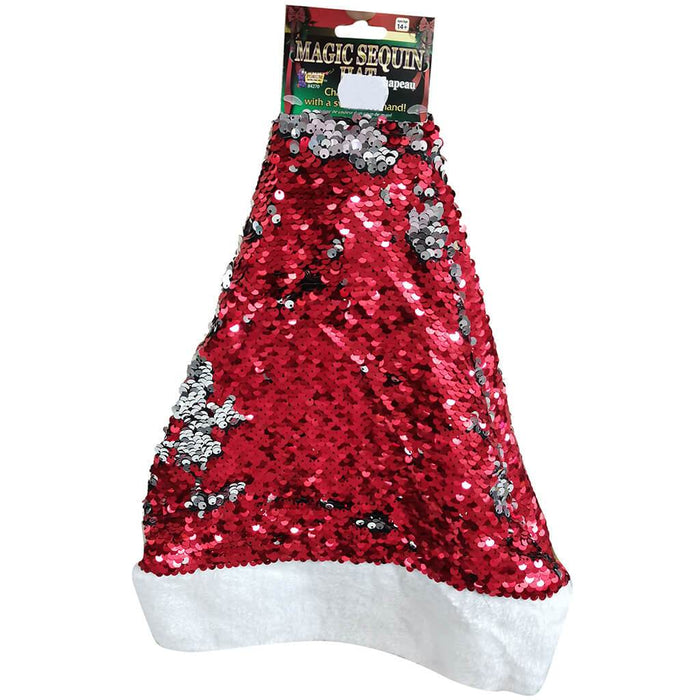 Magic Sequin Santa Hat