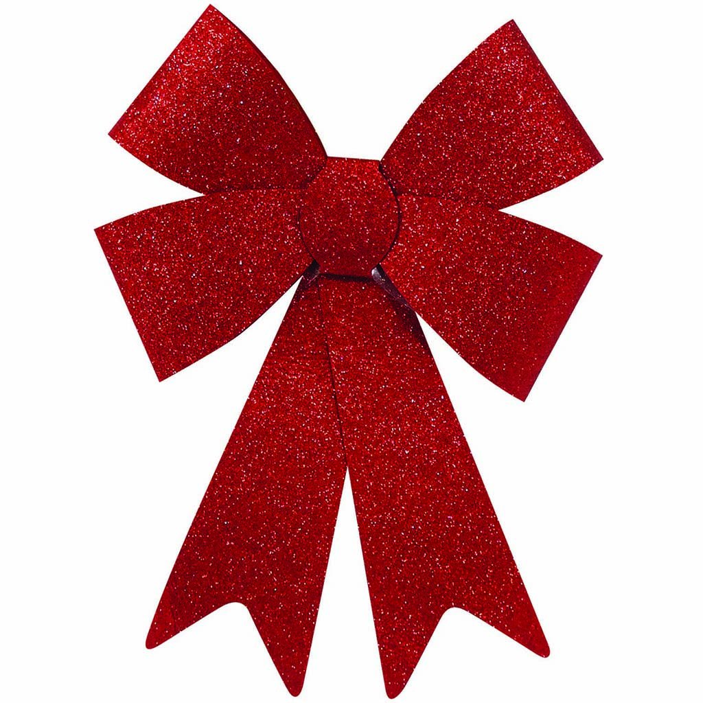 Glitter Felt Christmas Bow