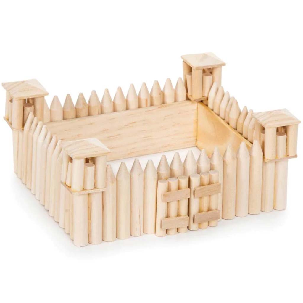 Wood Model Kit Fort 5-3/8 X 2-3/8 Inches