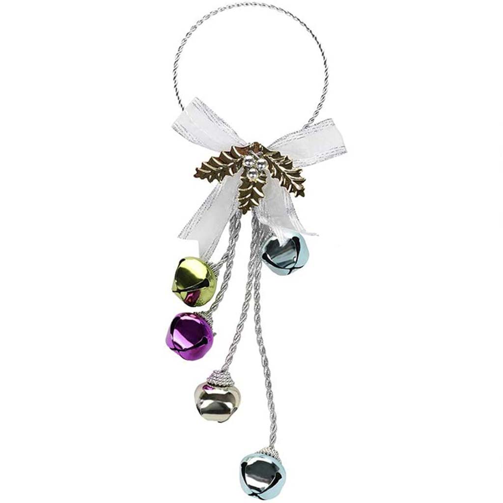 Christmas 5 Silver Bell Door Hanger