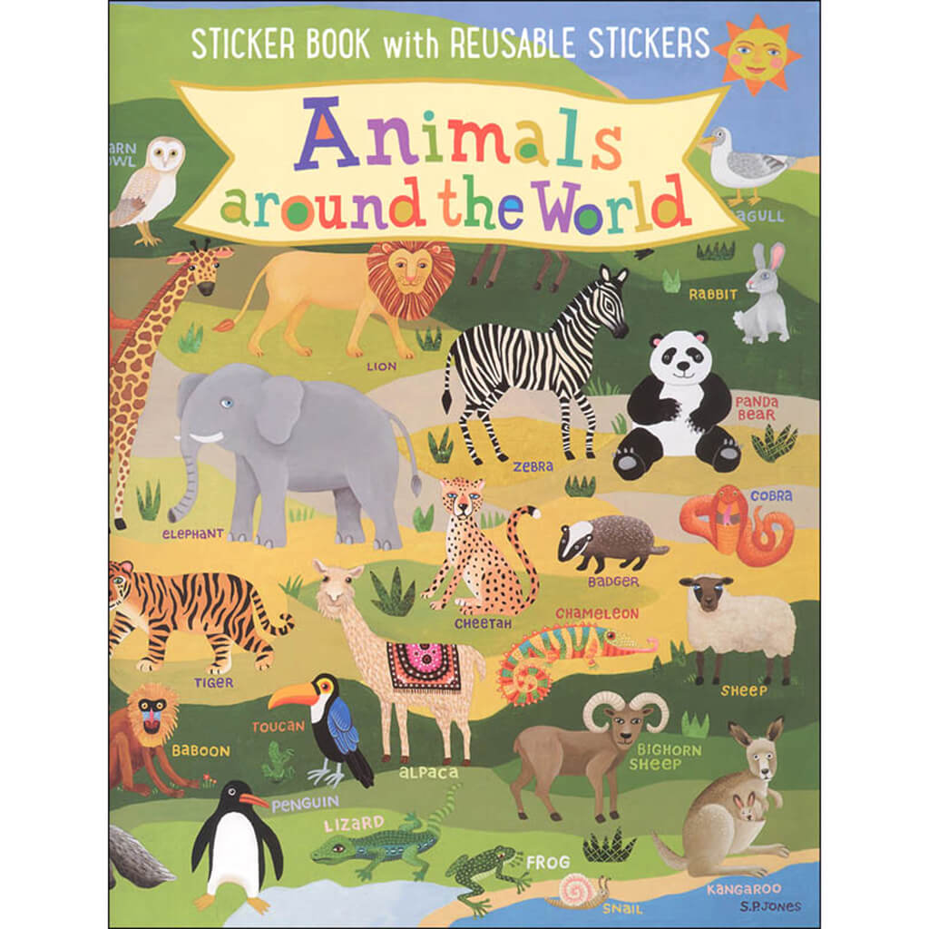 Animals Around the World Kid&#39;s Sticker Book