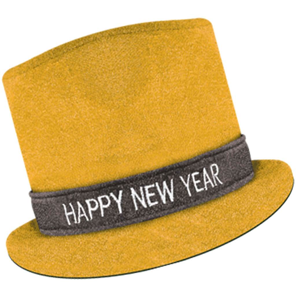 Glitz &#39;N Sparkle HNY Gold Top Hat