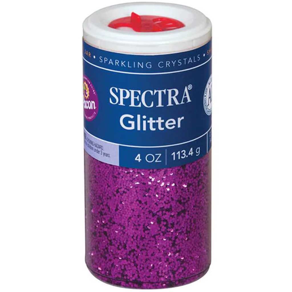 Spectra Glitter Sparkling Crystals 4oz Magenta