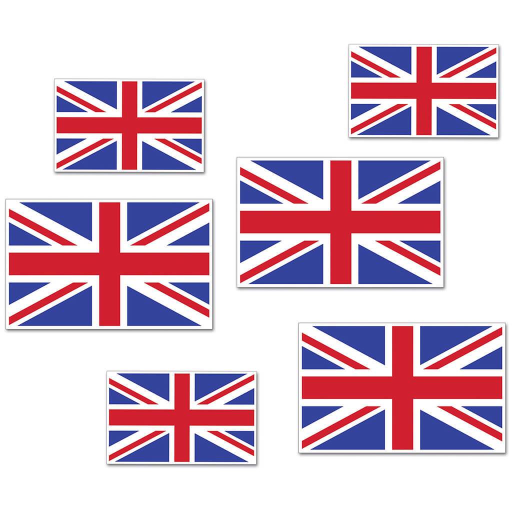 British Flag Cutouts